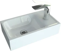 Мебель для ванной комнаты Art&Max Family R, 50, подвесная, Bianco Lucido