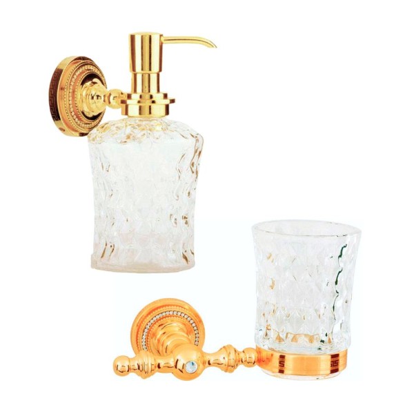 Набор Стакан Boheme Imperiale 10404 + Дозатор 10418