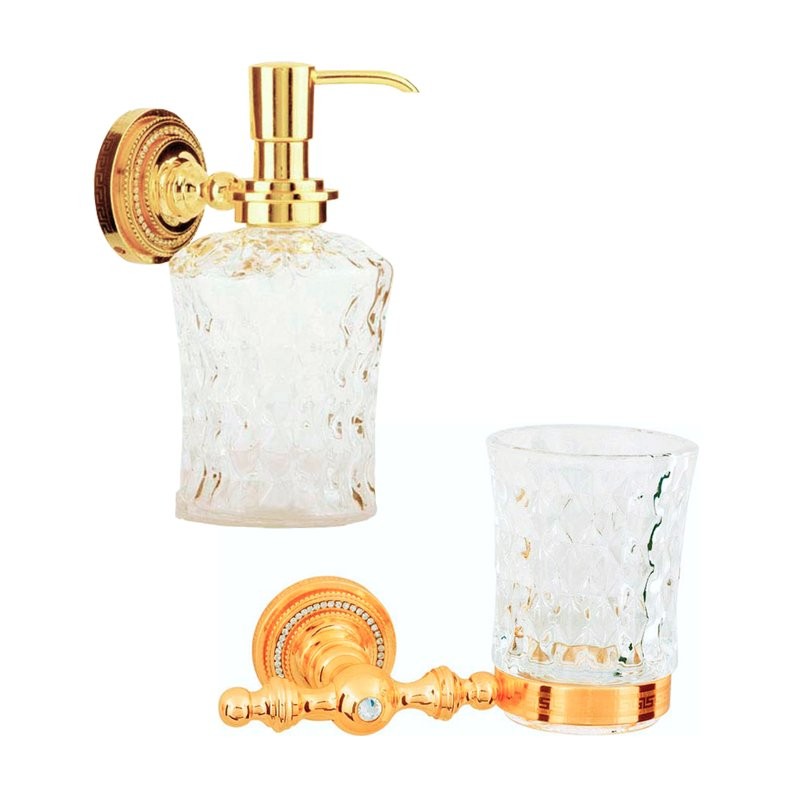 Набор Стакан Boheme Imperiale 10404 + Дозатор 10418