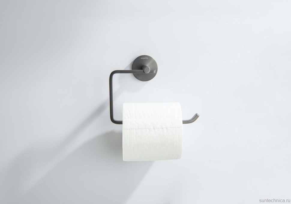 Держатель для туалетной бумаги AQUATEK Бетта AQ4608BGM оружейная сталь