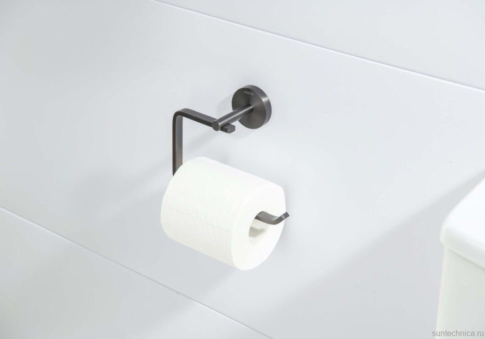 Держатель для туалетной бумаги AQUATEK Бетта AQ4608BGM оружейная сталь