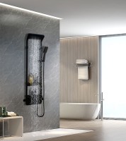Душевая панель Ceruttispa Maiella B CT8985 черная