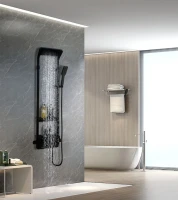 Душевая панель Ceruttispa Maiella B CT8985 черная