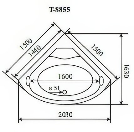 Душевой бокс Timo Comfort T-8855F Fabric Glass