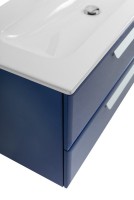 Тумба с раковиной Cezares Eco Cer-N 120 sapfiro, раковина Eco 120, ручки сатин