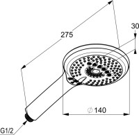 Душевой комплект Kludi Bozz 386710576 С ВНУТРЕННЕЙ ЧАСТЬЮ