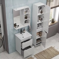 Зеркало SanStar Адель 60 белое