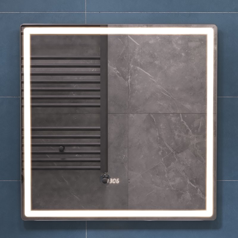 Зеркало Vigo Geometry Luxe 70 с подсветкой и антизапотевателем