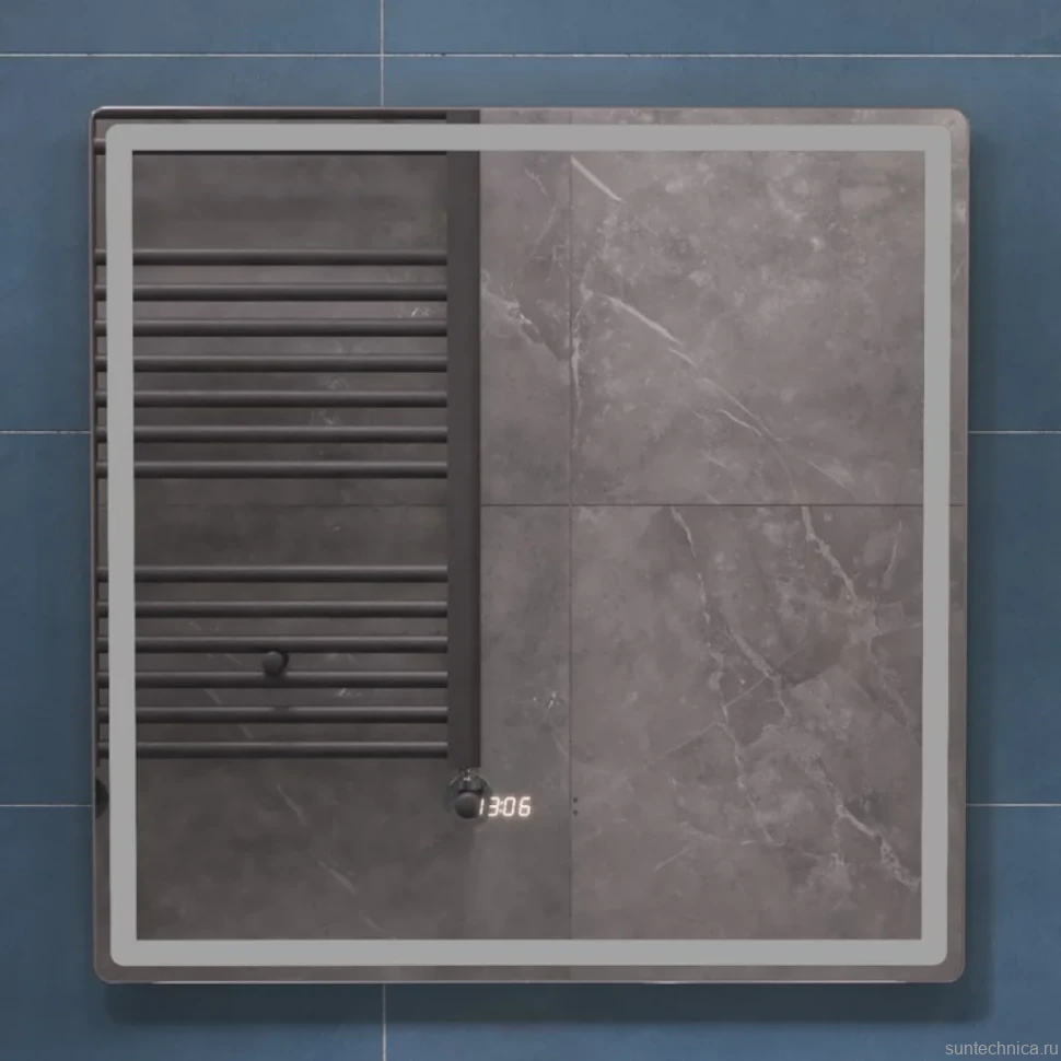 Зеркало Vigo Geometry Luxe 70 с подсветкой и антизапотевателем