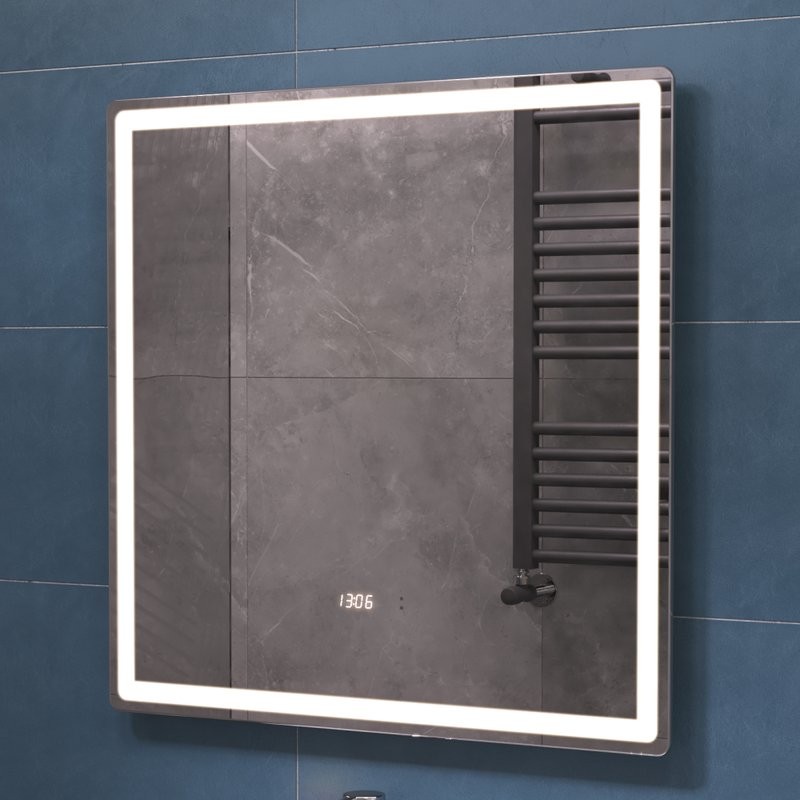 Зеркало Vigo Geometry Luxe 70 с подсветкой и антизапотевателем