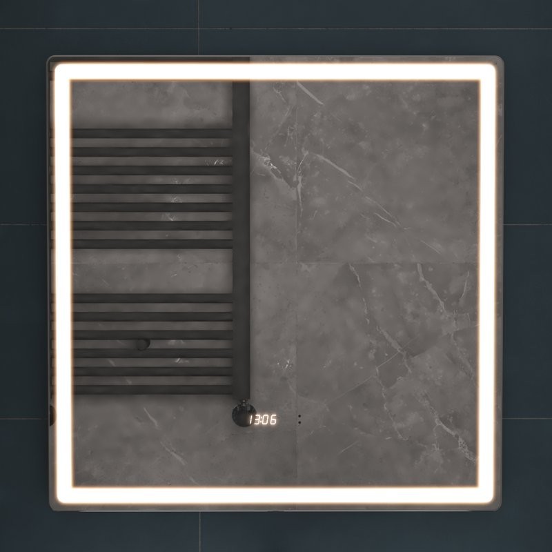 Зеркало Vigo Geometry Luxe 70 с подсветкой и антизапотевателем