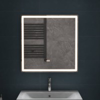 Зеркало Vigo Geometry Luxe 70 с подсветкой и антизапотевателем