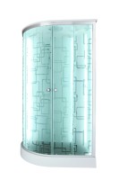 Душевая кабина DTO D EM1511RLEDGM профиль хром, стекло матовое