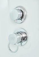 Душевая кабина DTO D EM1511RLEDGM профиль хром, стекло матовое