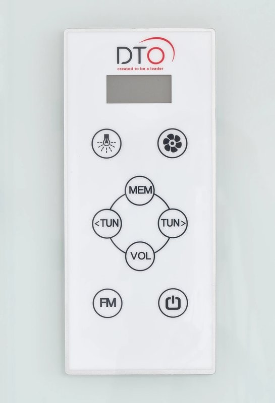 Душевая кабина DTO D EM1511RLEDGM профиль хром, стекло матовое