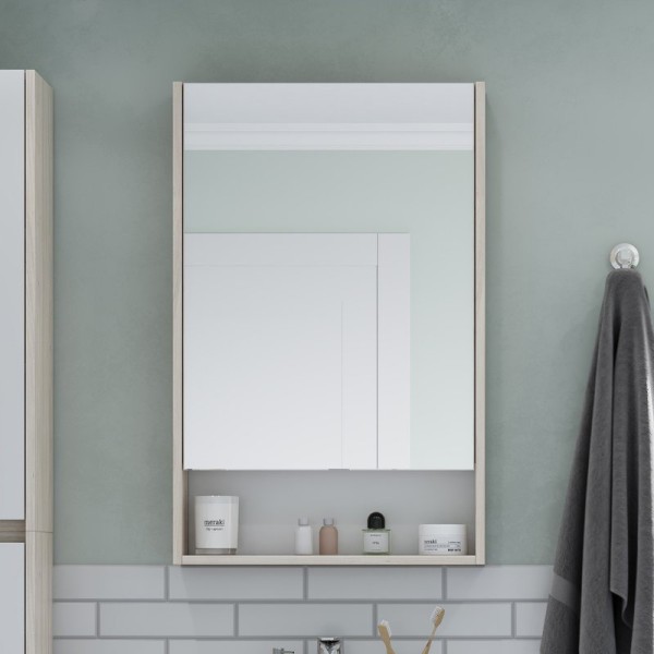 Зеркало-шкаф AQUATON Сканди 55 дуб верона