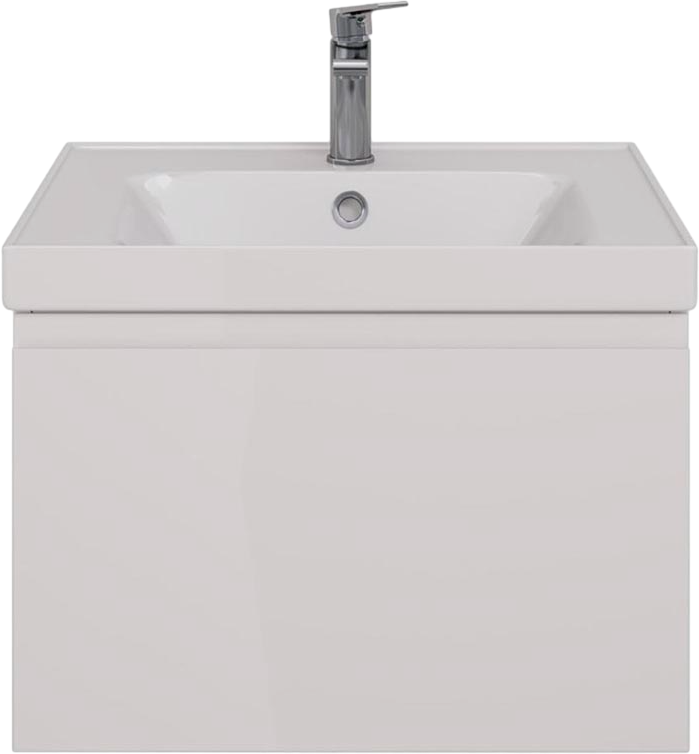 Мебель для ванной комнаты Lemark Veon mini 60 белая глянцевая, 1 ящик