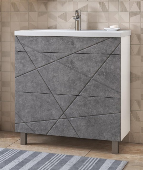 Тумба под раковину Vigo Geometry 70 бетон