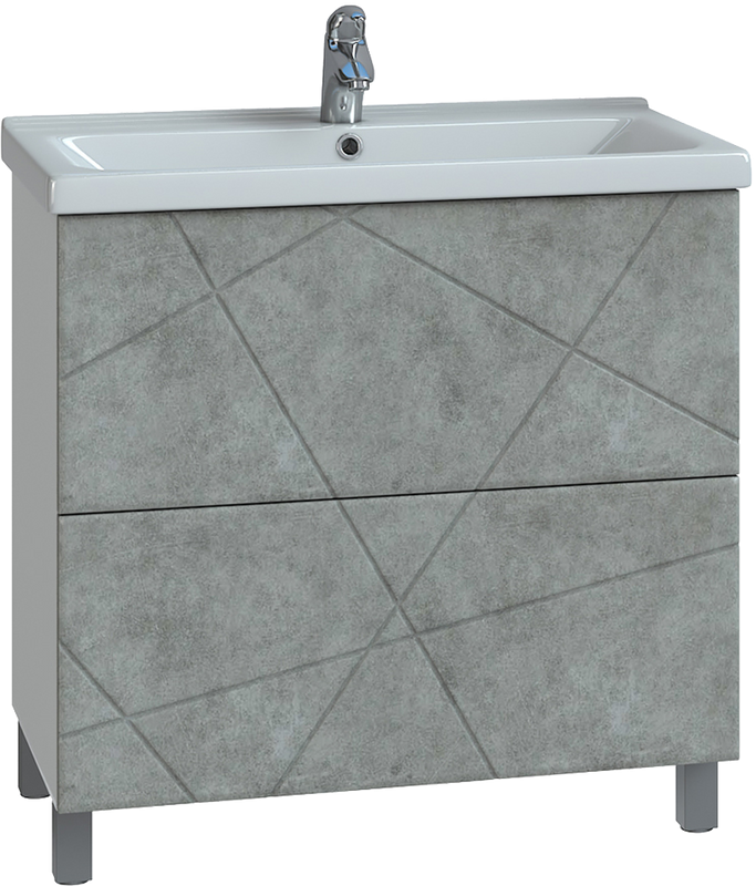 Тумба под раковину Vigo Geometry 70 бетон