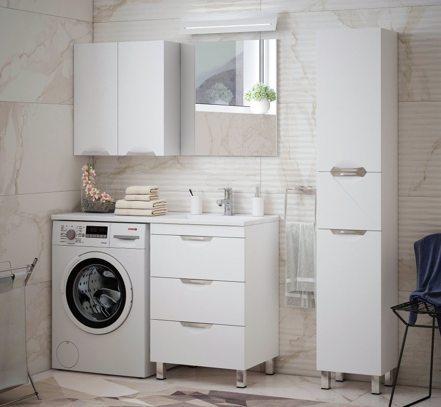 Тумба с раковиной Corozo Алиот 120 под стиральную машину R