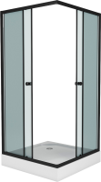 Душевой уголок Niagara Eco NG-010-14QT 100х100 см, стекло тонированное, с поддоном