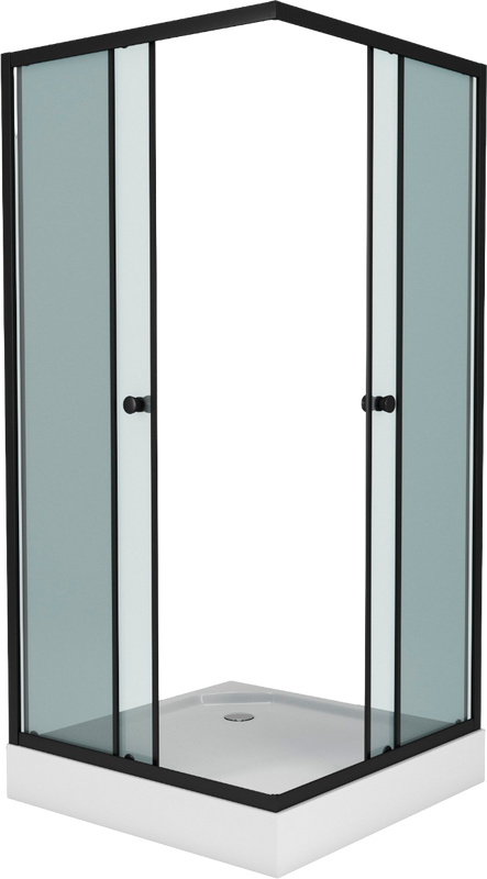 Душевой уголок Niagara Eco NG-010-14QT 100х100 см, стекло тонированное, с поддоном
