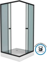 Душевой уголок Niagara Eco NG-010-14QT 100х100 см, стекло тонированное, с поддоном