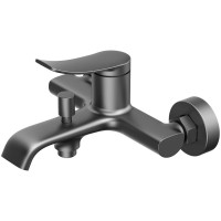 Смеситель для ванны и душа Azario ABILITY с ручным душем, графит (AZ-VRY238331AJ)