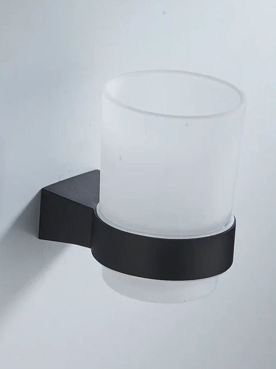 Стакан для зубных щеток / стакан для ванной комнаты Shevanik SG5712H, черный