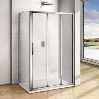 Душевой уголок Good Door Orion WTW+SP-G-CH 130х90 + очиститель для стекол
