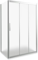 Душевой уголок Good Door Orion WTW+SP-G-CH 130х90 + очиститель для стекол
