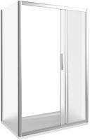 Душевой уголок Good Door Orion WTW+SP-G-CH 130х90 + очиститель для стекол