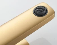 Смеситель для раковины Shevanik S9901G золотой сатин Смеситель для раковины Shevanik S9901G золотой сатин