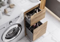 Мебель для ванной комнаты AQUATON Лондри 40 R, дуб сантана