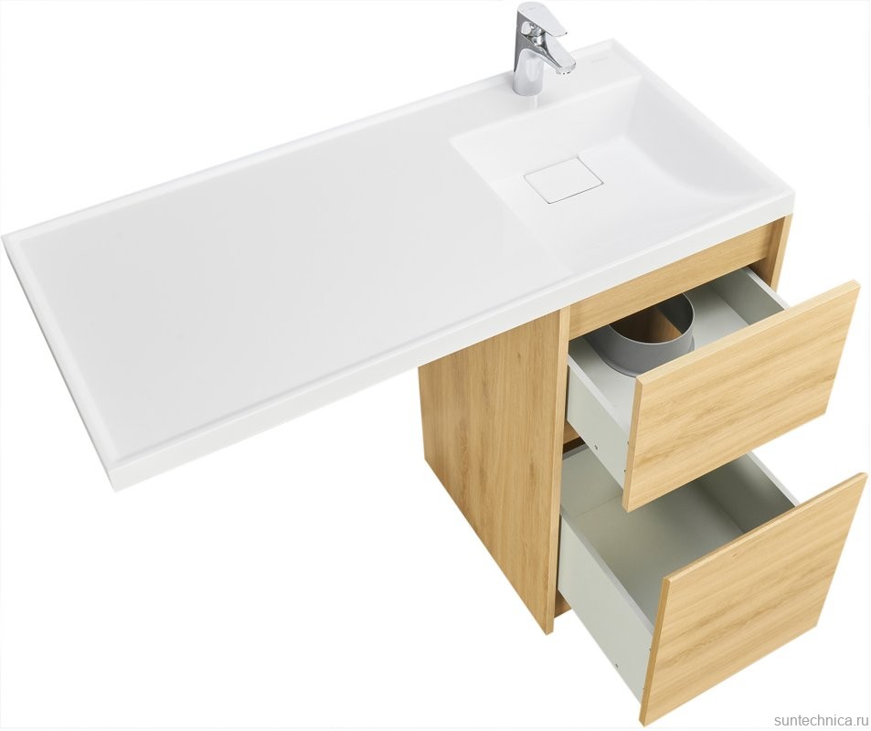 Мебель для ванной комнаты AQUATON Лондри 40 R, дуб сантана