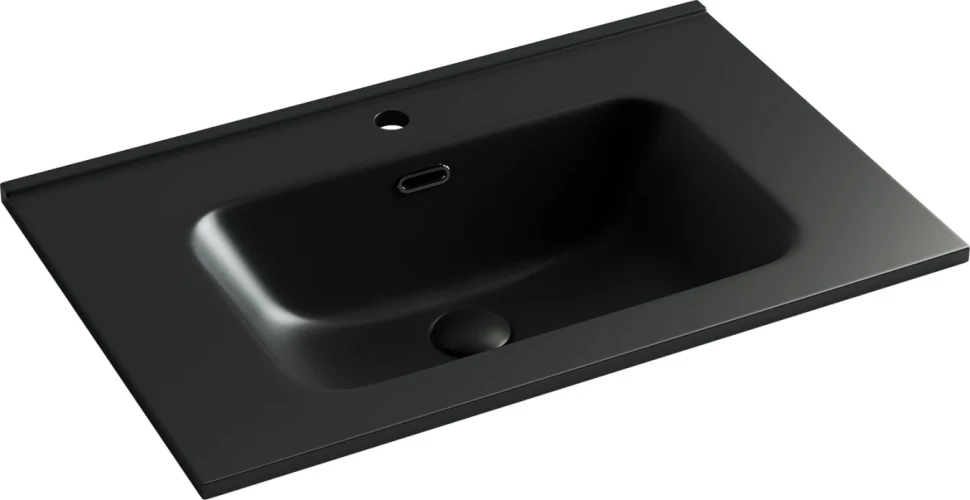 Тумба с раковиной Sancos Snob R 70 bianco, раковина CN7007MB