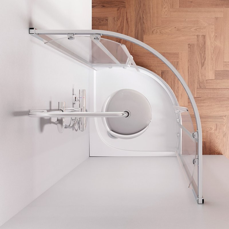 Душевой уголок AM.PM Gem W90G-401-080WT 80x80