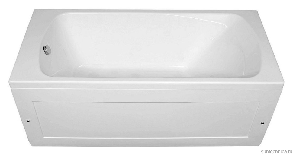 Акриловая ванна Aquanet Roma 160x70 см, встраиваемая, белая