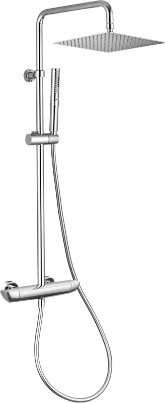 Душевая стойка Allen Brau Infinity 5.21032-00 с термостатом хром