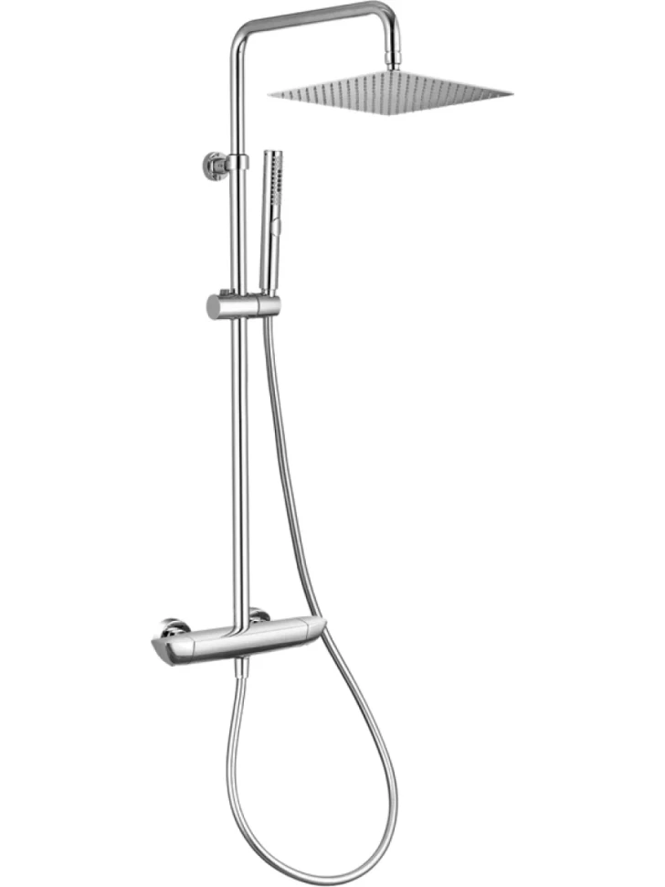 Душевая стойка Allen Brau Infinity 5.21032-00 с термостатом хром