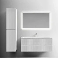 Тумба с раковиной Sancos Snob T 120 см, bianco, раковина CN7017