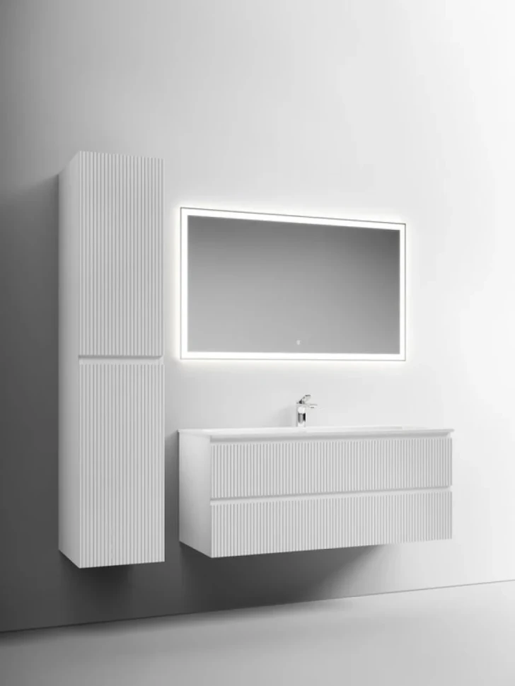 Тумба с раковиной Sancos Snob T 120 см, bianco, раковина CN7017
