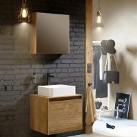 Мебель для ванной комнаты Aqwella 5 stars Mobi 60 дуб балтийский