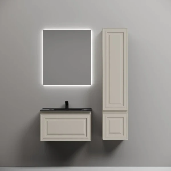 Мебель для ванной комнаты Sancos Very 70 beige soft, раковина CN7007MB