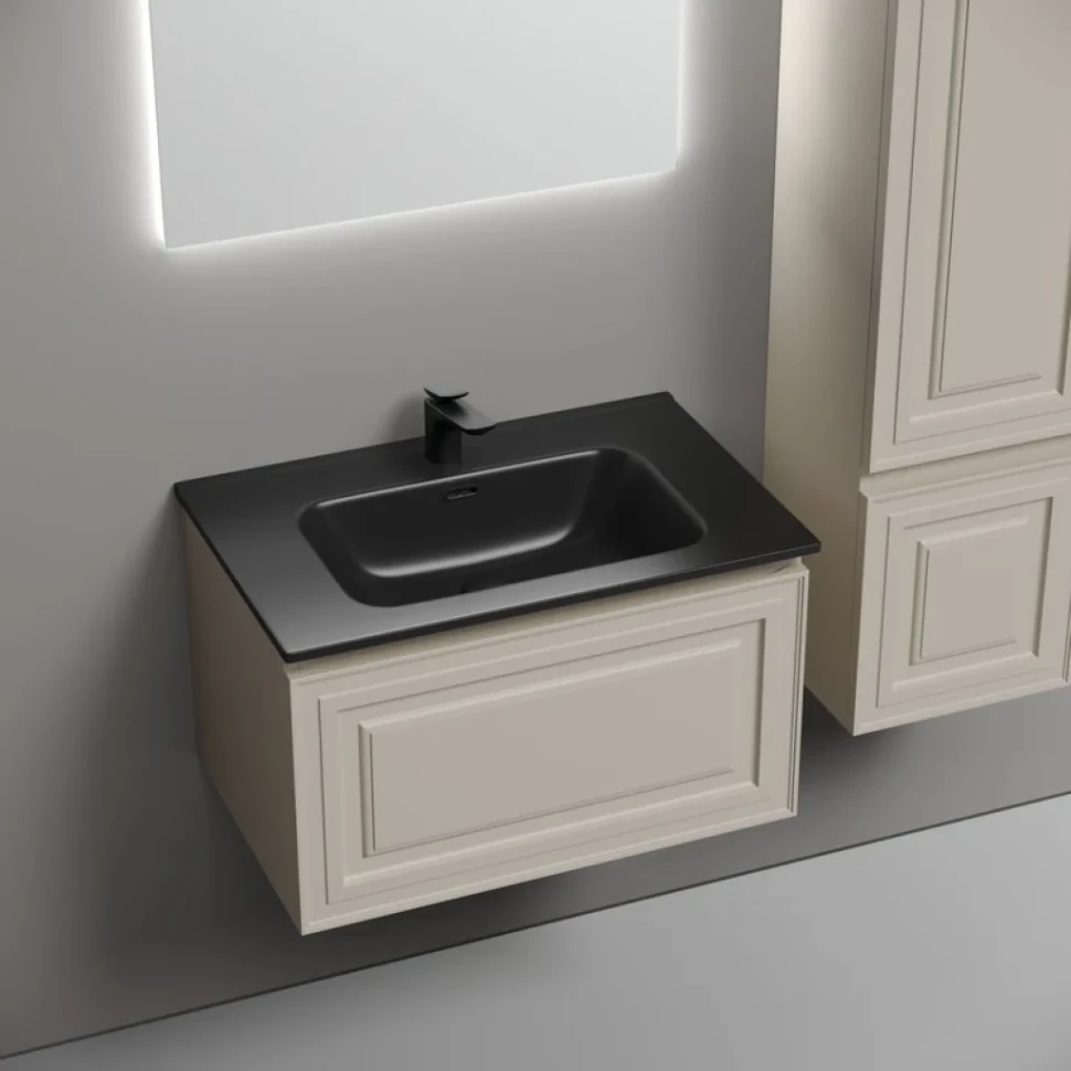 Мебель для ванной комнаты Sancos Very 70 beige soft, раковина CN7007MB