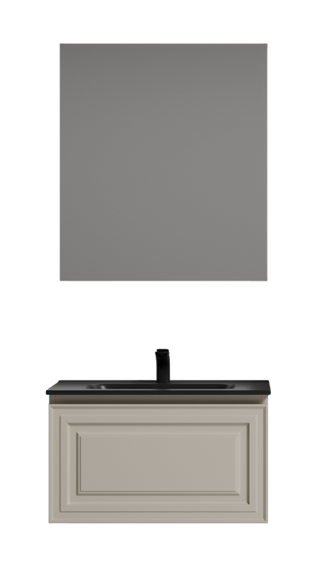 Мебель для ванной комнаты Sancos Very 70 beige soft, раковина CN7007MB