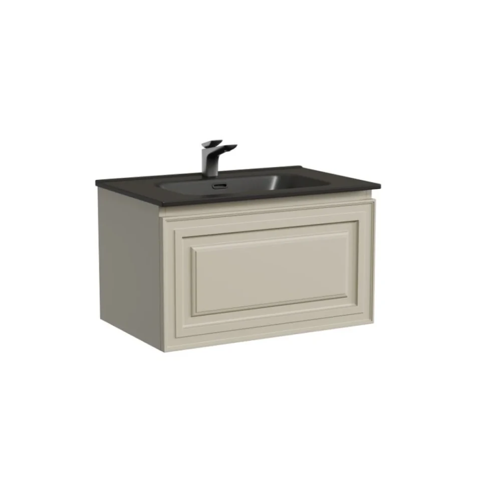 Мебель для ванной комнаты Sancos Very 70 beige soft, раковина CN7007MB