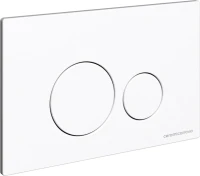 Комплект Унитаз подвесной Ceramicanova Balearica CN6000 безободковый, с микролифтом + Инсталляция Envision CN1001W + Кнопка Round, белая