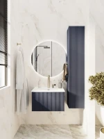 Тумба с раковиной La Fenice Terra 60 синяя