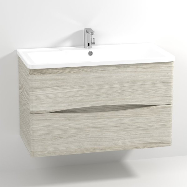 Тумба под раковину Vod-Ok Adel 90 подвесная, ореховый дубослив